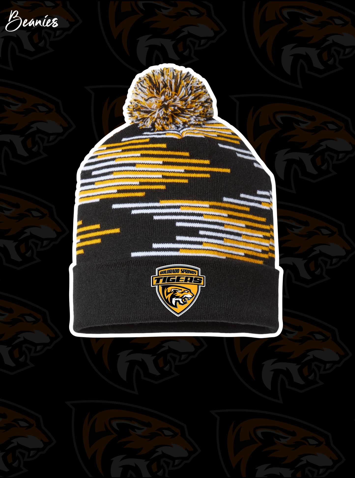 Tigers Hockey USA-Made Bar Beanie