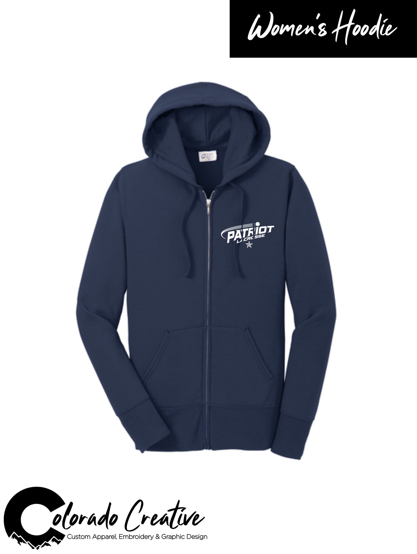 Patriots Women's Fleece Full-Zip Hoodie