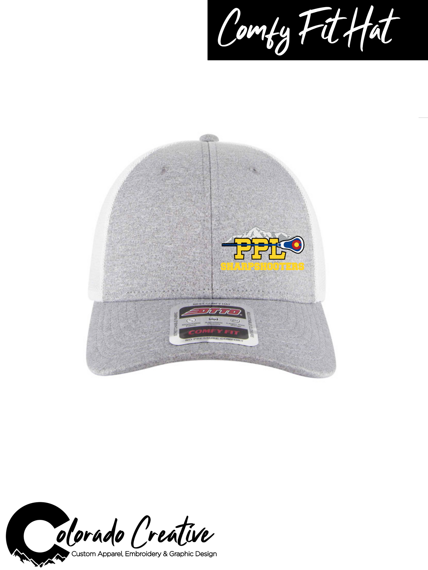 PPL Sharpshooters Light Grey Comfy Fit Hat