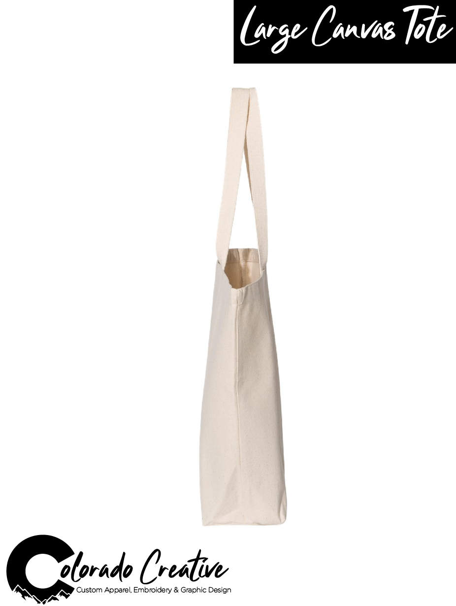 Colorado Creative Large Canvas Tote