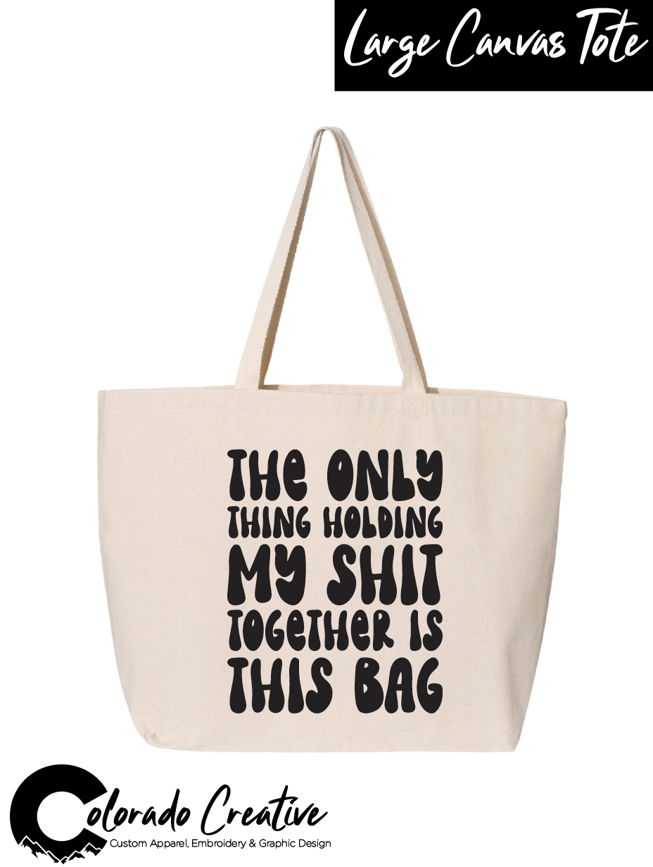 Colorado Creative Large Canvas Tote