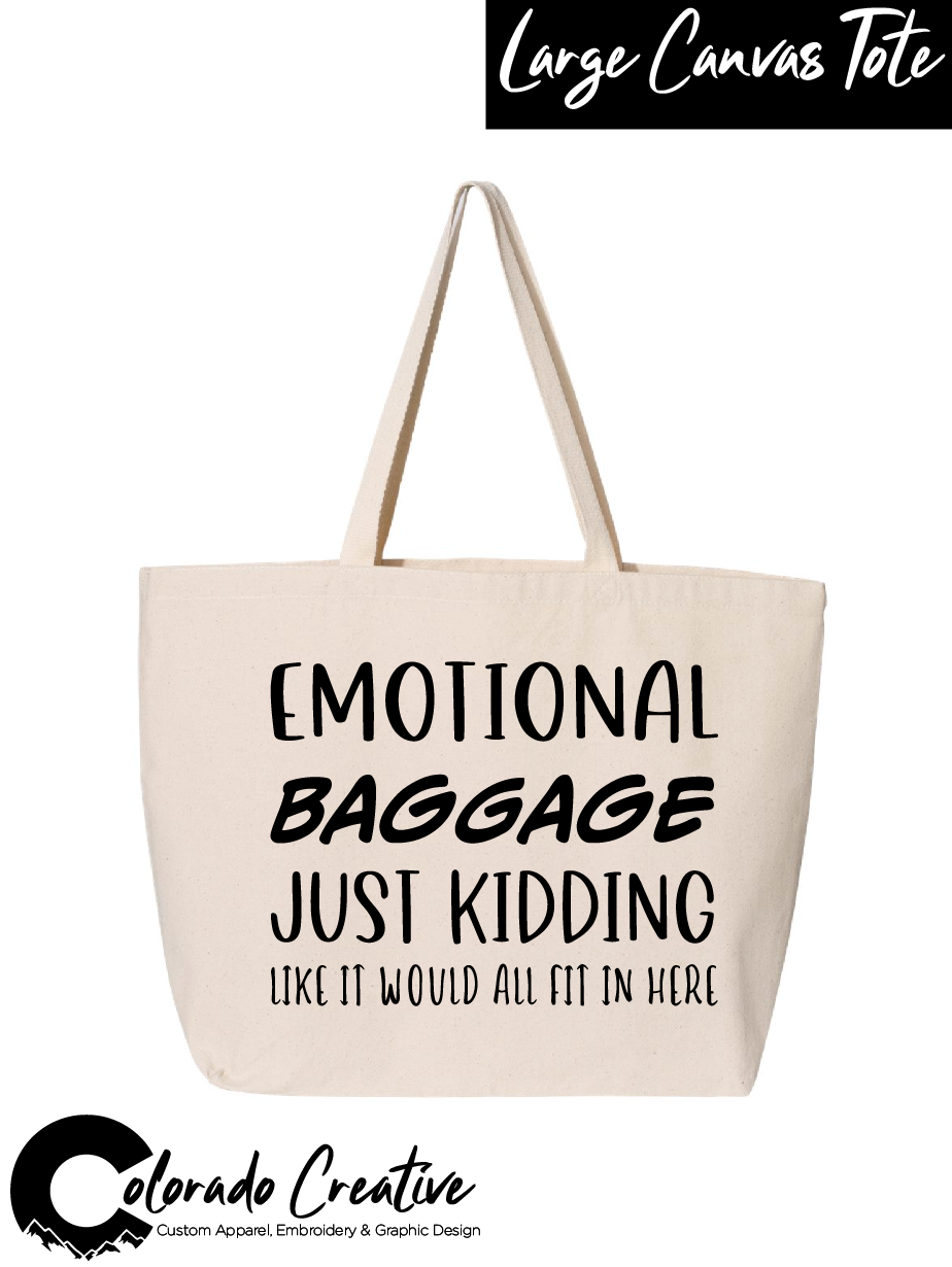 Colorado Creative Large Canvas Tote