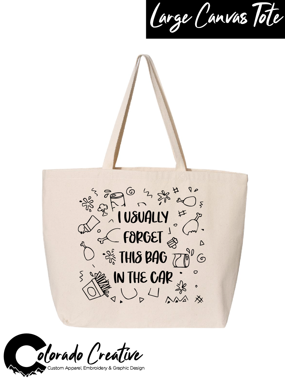 Colorado Creative Large Canvas Tote