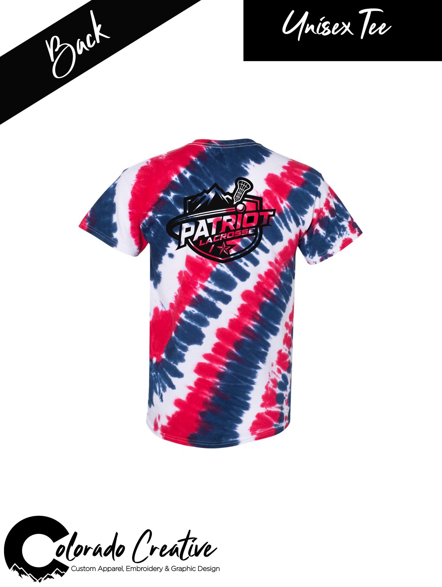 Patriots Unisex Adult Tie Dye Tee