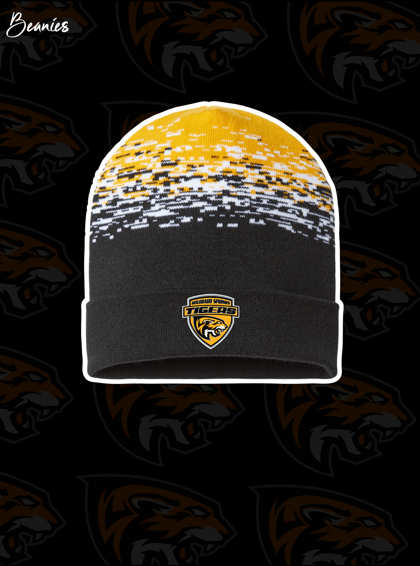 Tigers Hockey Static Beanie