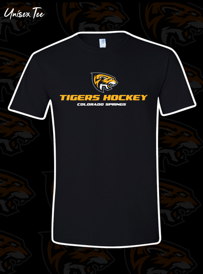 Tigers Hockey Adult Unisex Tall Tee