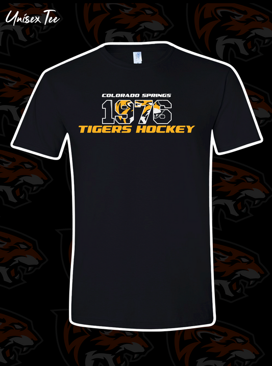 Tigers Hockey Adult Unisex Tee 1976