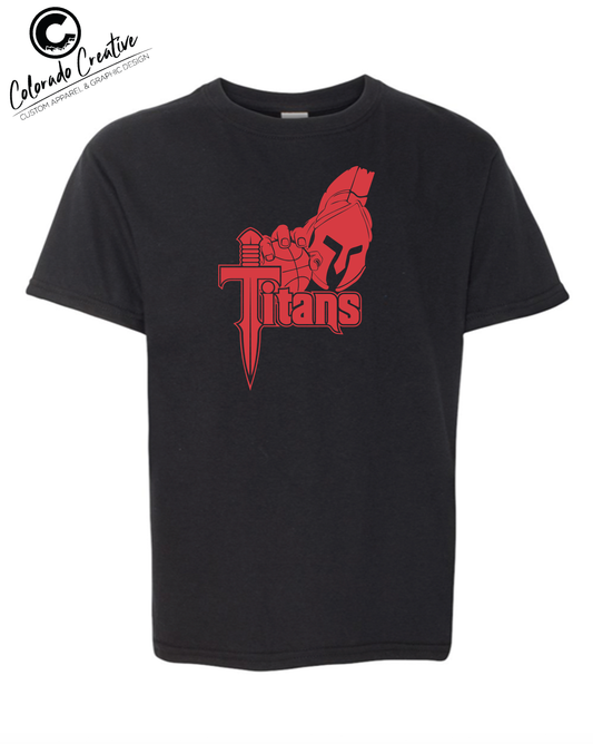 TITANS BASKETBALL YOUTH BLACK TEE