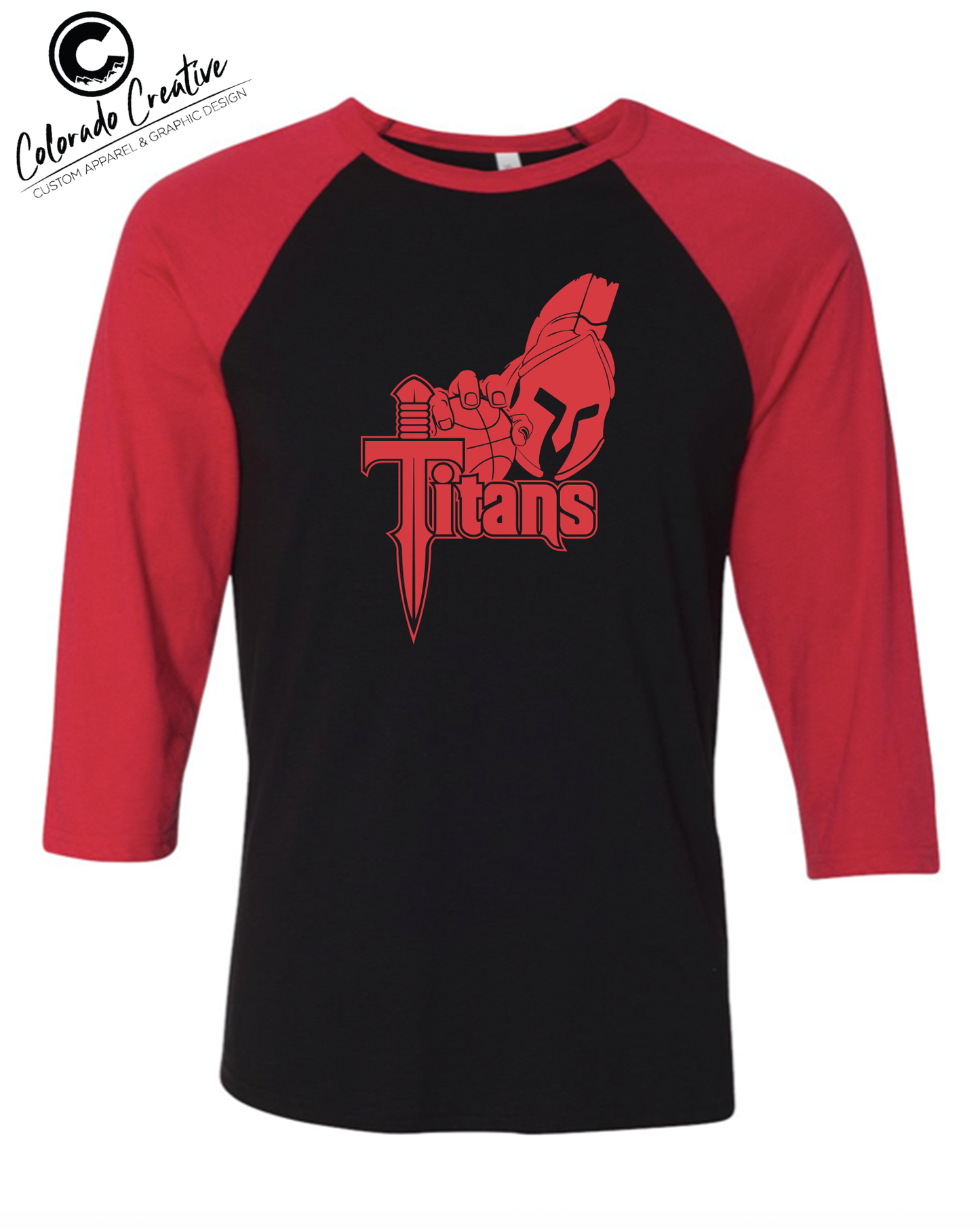 TITANS BASKETBALL ADULT RAGLAN 3/4 SLEEVE