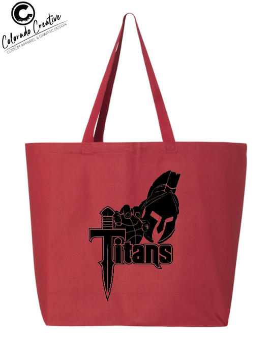 TITANS BASKETBALL CANVAS TOTE