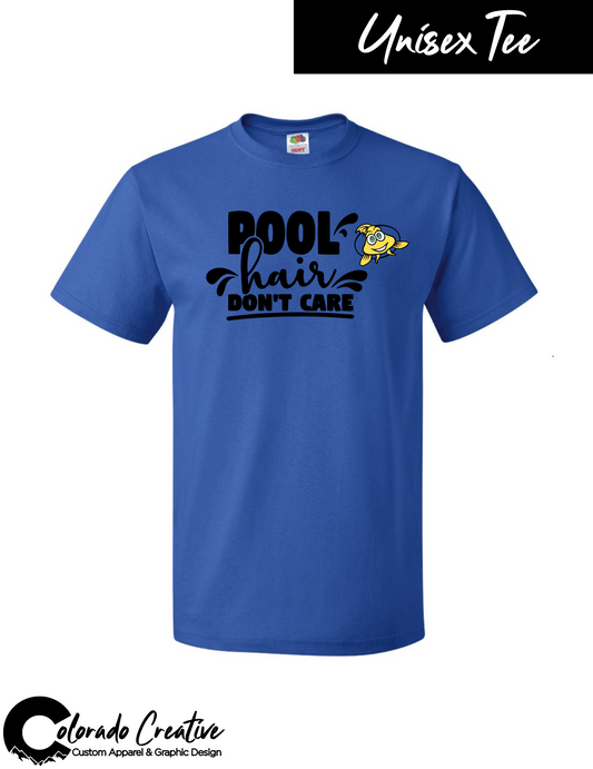 LITTLE FINS UNISEX TEE "POOL HAIR DON'T CARE"