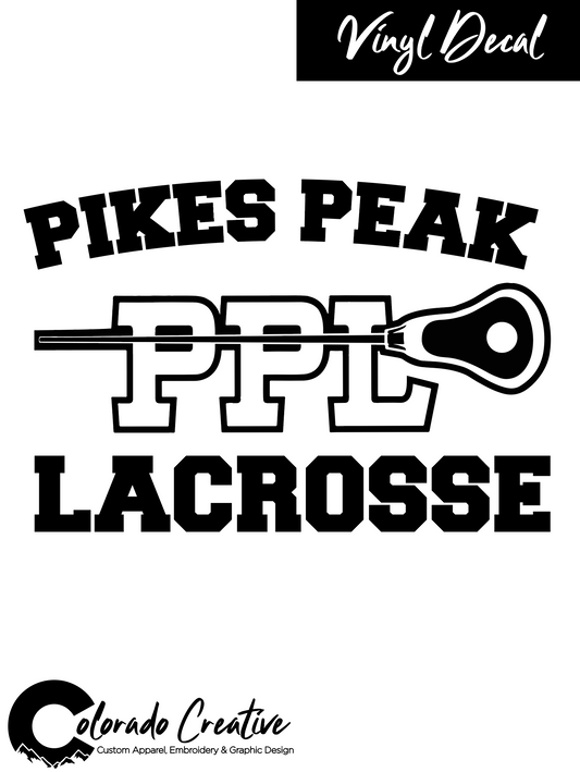 PPL Pikes Peak Lacrosse Vinyl Decal