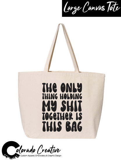 Colorado Creative Large Canvas Tote