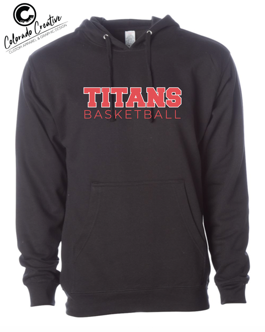 TITANS BASKETBALL ORIGINAL BLACK YOUTH HOODIES