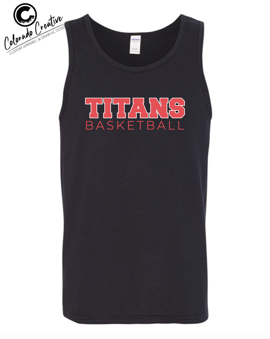 TITANS BASKETBALL ORIGINAL MENS BLACK TANK