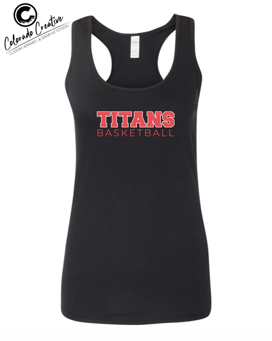 TITANS BASKETBALL ORIGINAL WOMENS BLACK TANK