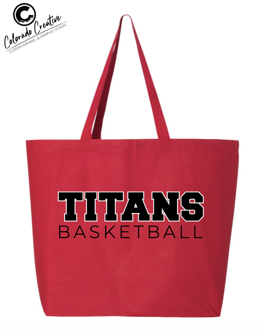 TITANS BASKETBALL ORIGINAL CANVAS TOTE