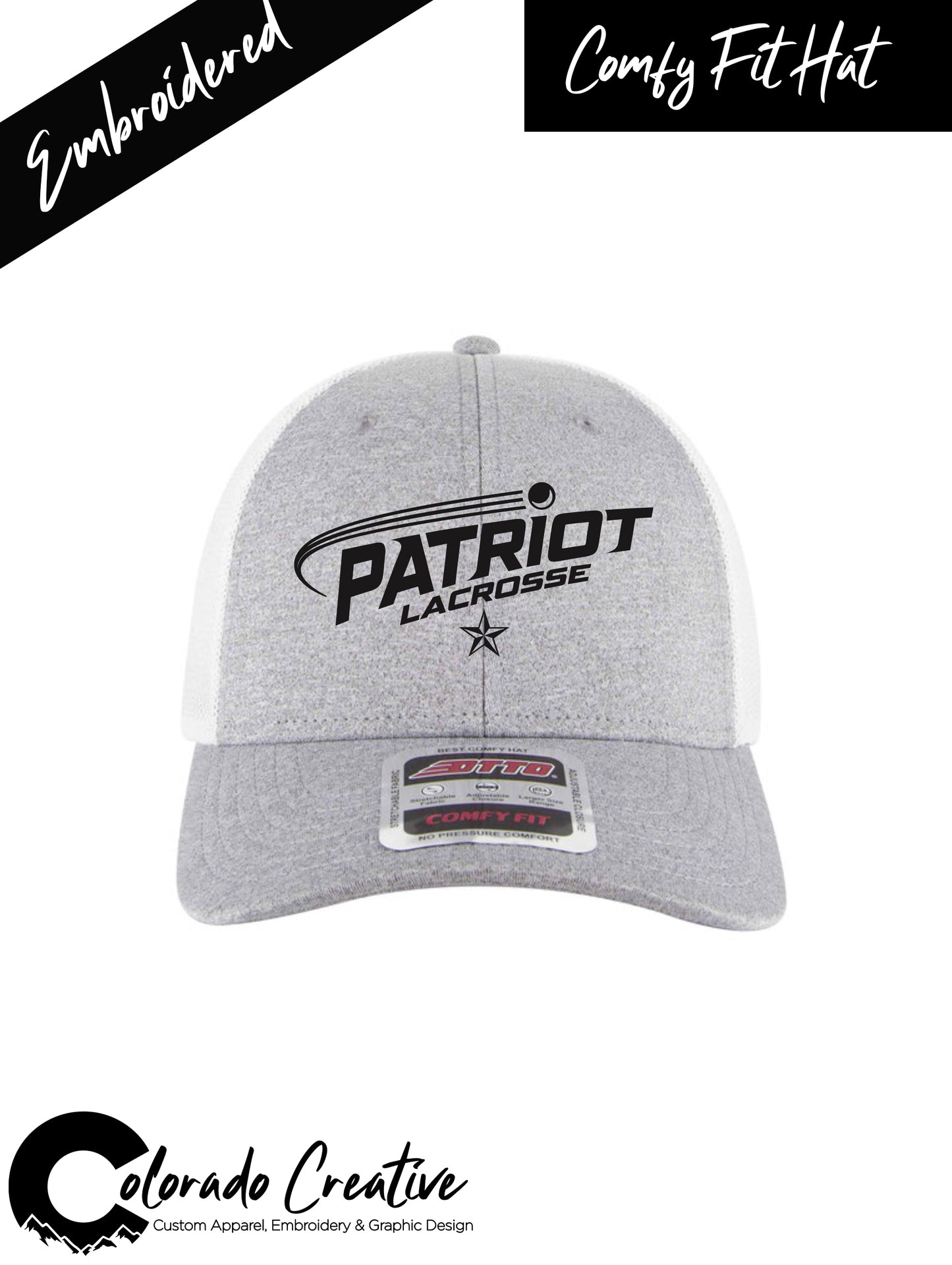 Patriots Light Grey Comfy Fit Baseball Cap